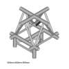 Фермы для сцены DURA TRUSS DT 43 C52-XU X-joint + up